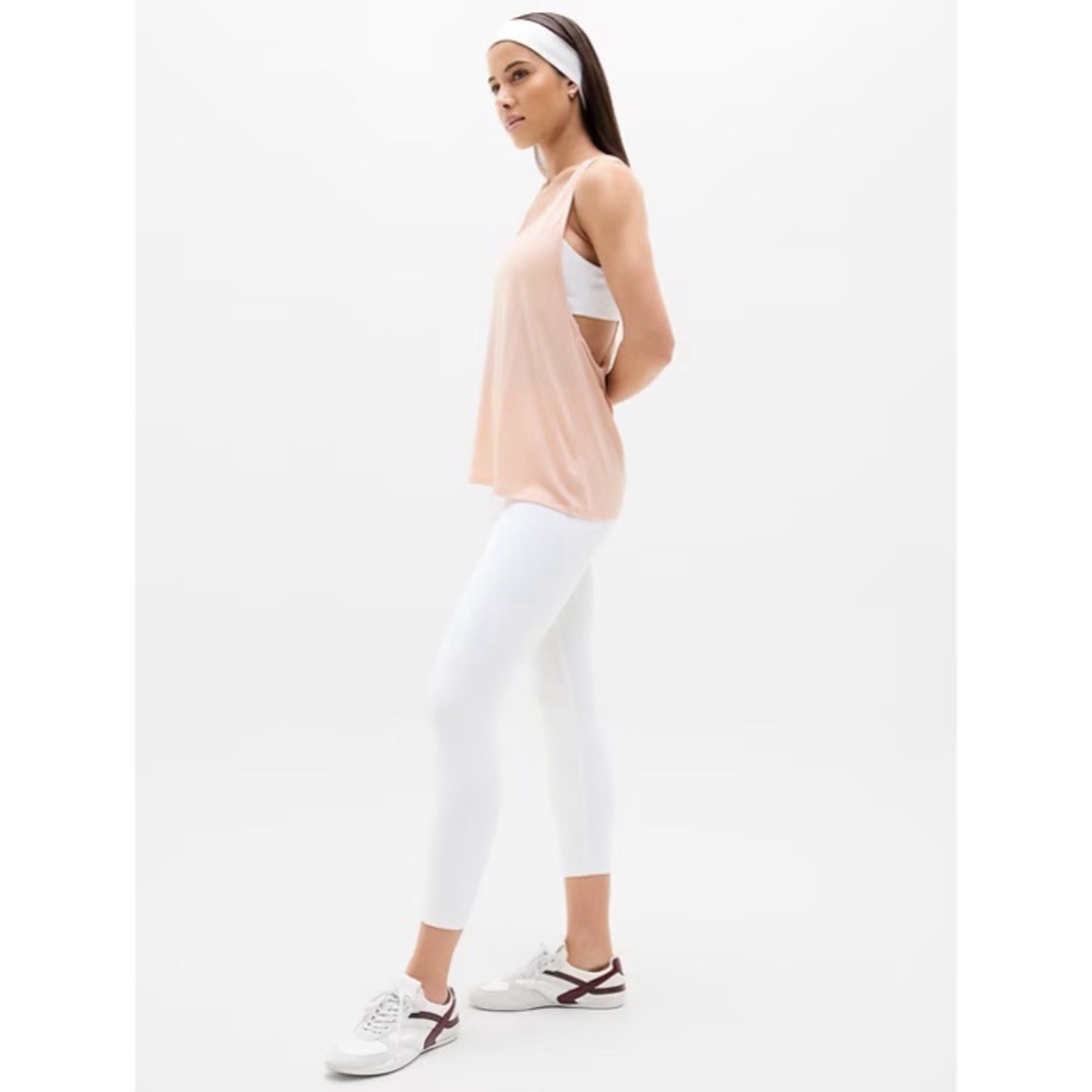 NWT! Athleta - With Ease Sport Racerback Tank - Pink Salt - Size Large